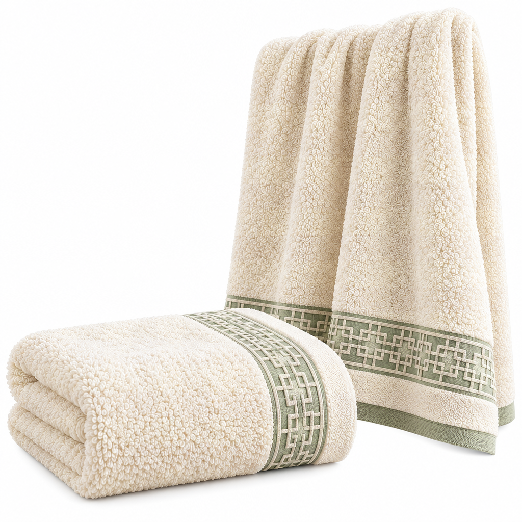 Cotton Bath Towel Set — isolated product view