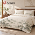Queen Duvet Cover Set — Zeayrs branded main product view