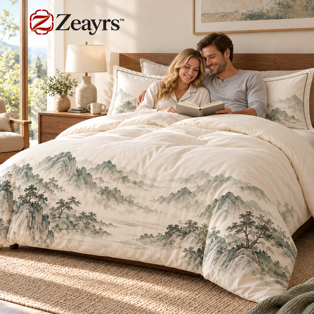 Queen Duvet Cover Set — supplied styled scene
